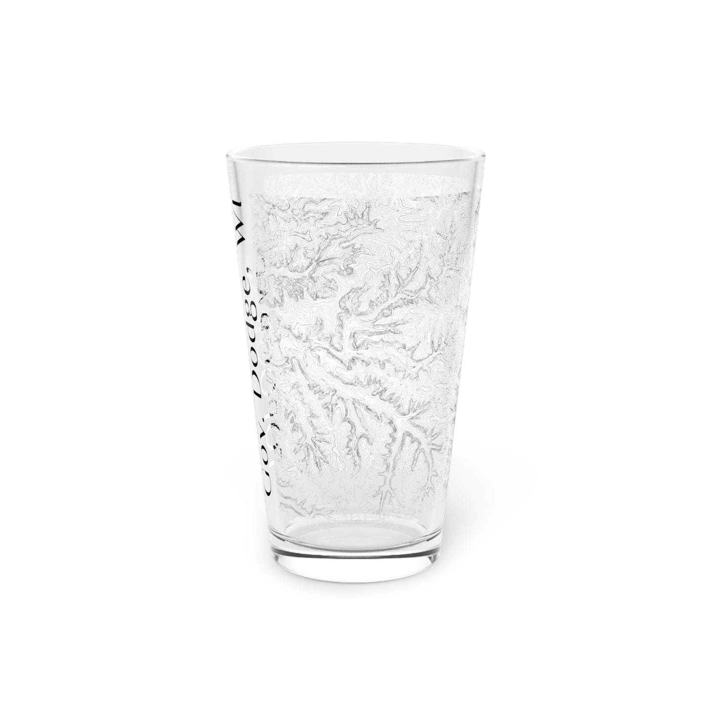 Gov. Dodge, WI Pint Glass, 16oz