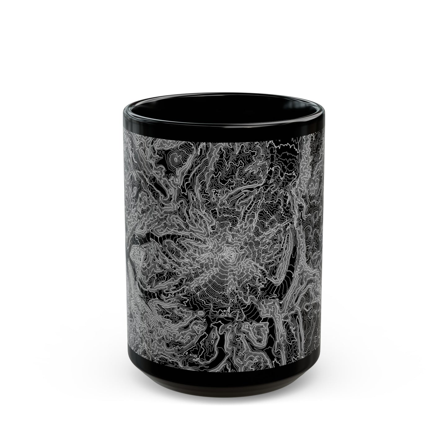 Mt. Hood, OR Black Mug 15 oz.