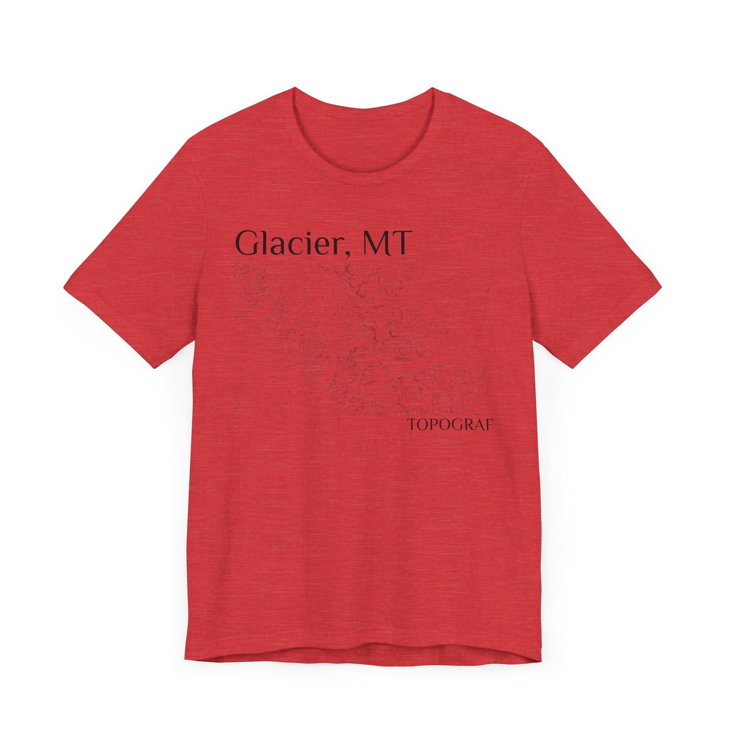 Glacier, MT Short Sleeve Tee