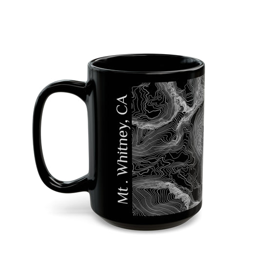 Mt. Whitney, CA Black Mug 15 oz.