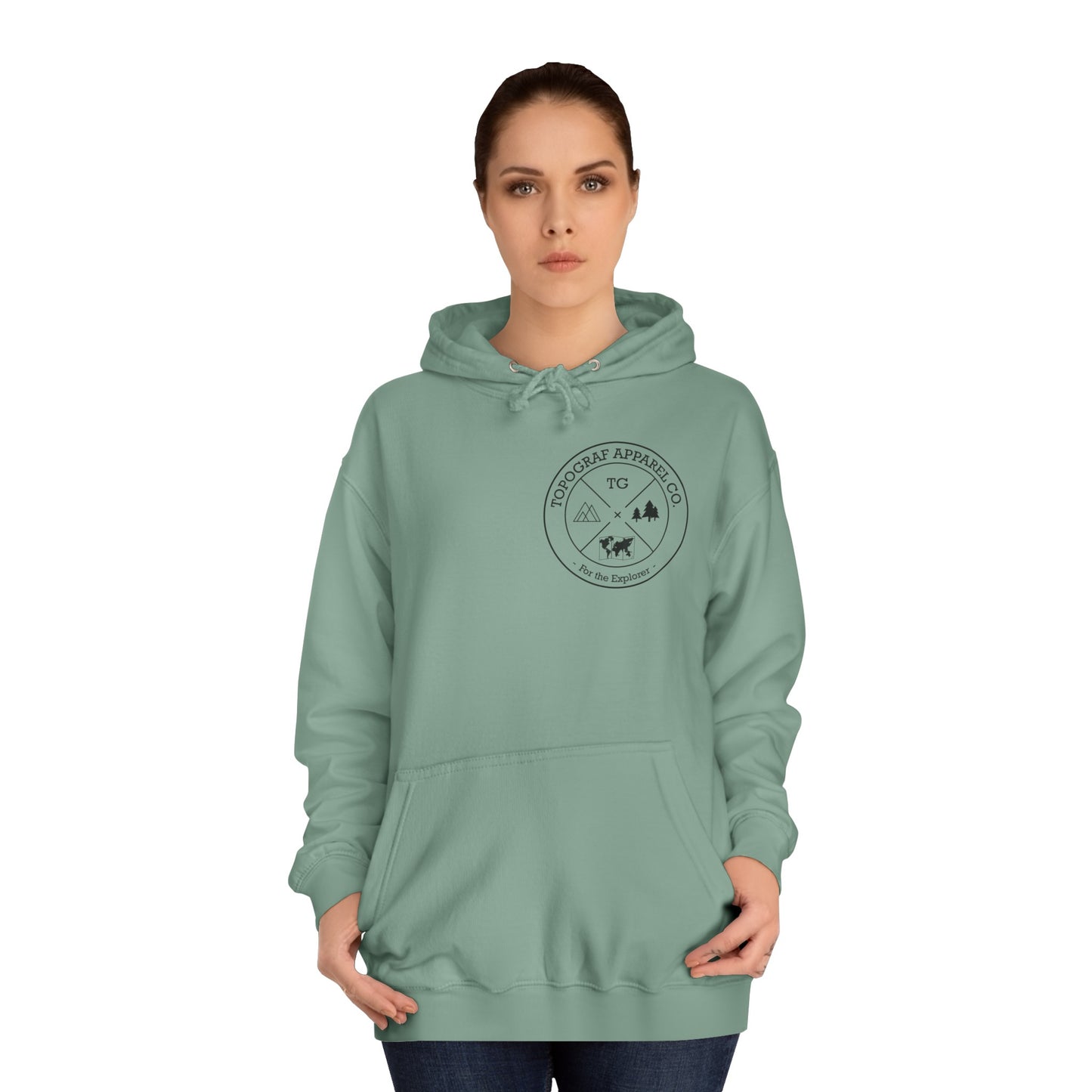 Mt. Denali, AK Hooded Sweatshirt