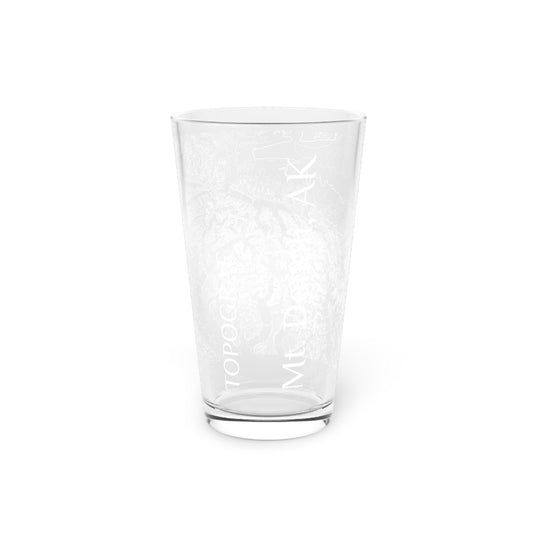 Mt. Denali, AK Pint Glass, 16oz