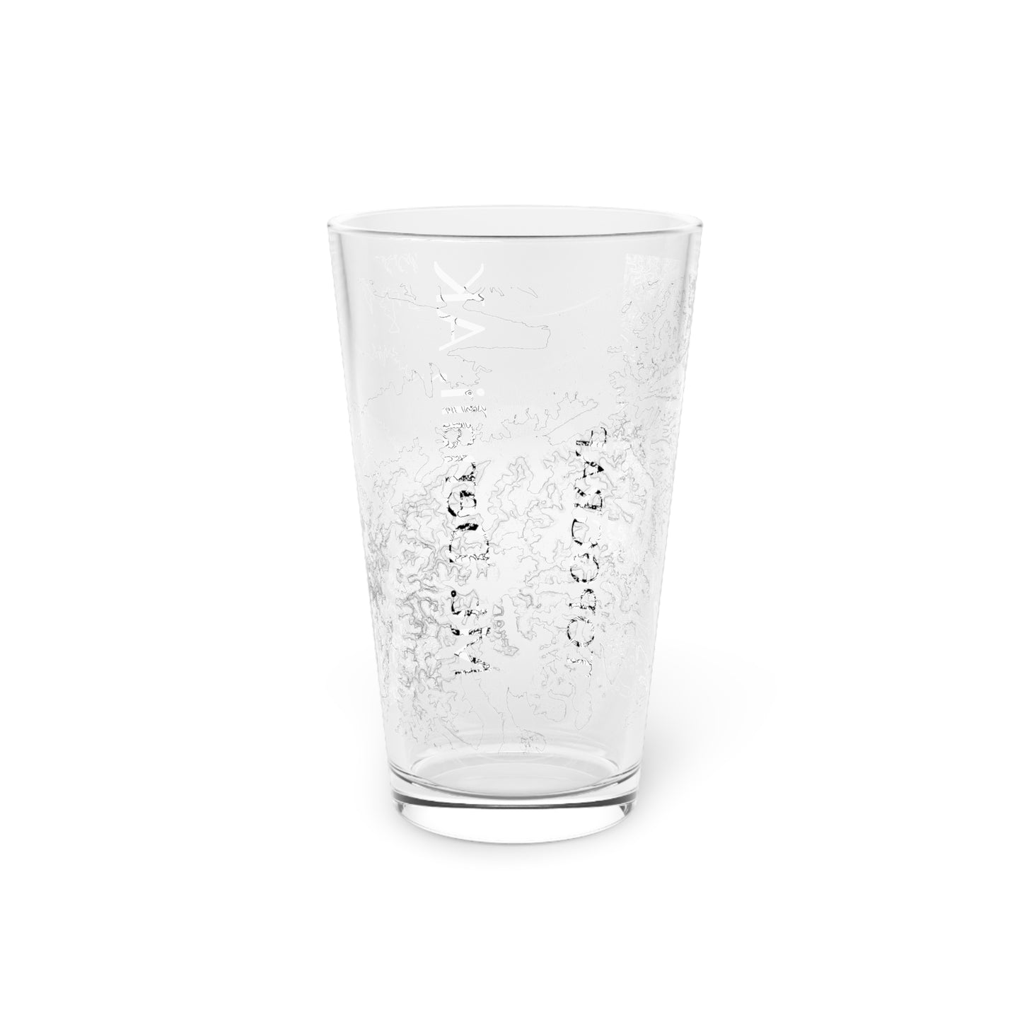 Mt. Denali, AK Pint Glass, 16oz