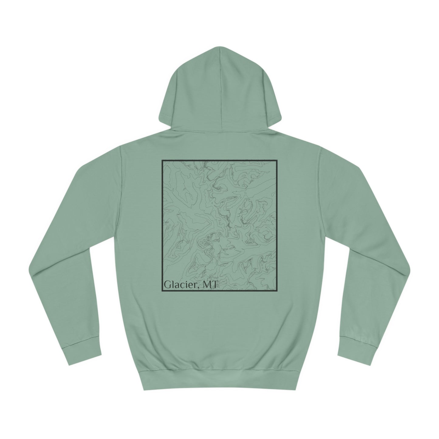 Glacier, MT Hooded Sweatshirt