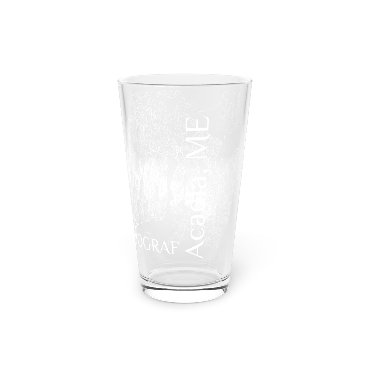 Acadia, ME Pint Glass, 16oz