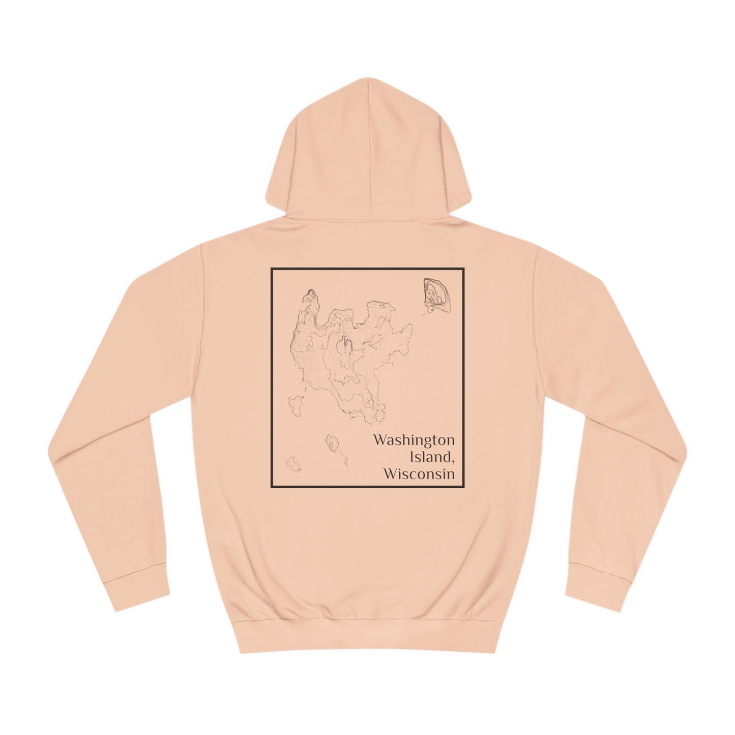 Washington Island, WI Hooded Sweatshirt