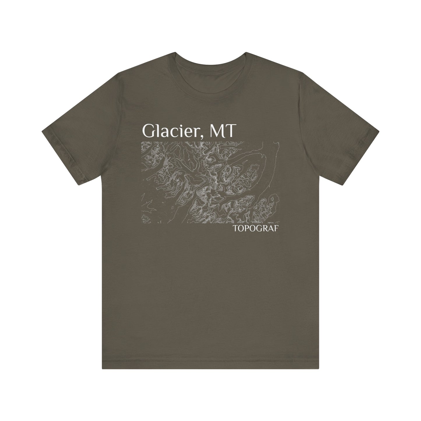 Glacier, MT Short Sleeve Tee