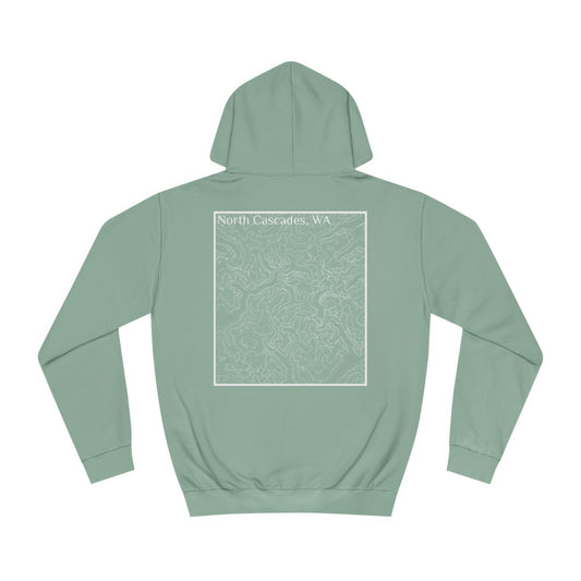 North Cascades, WA Hooded Sweatshirt