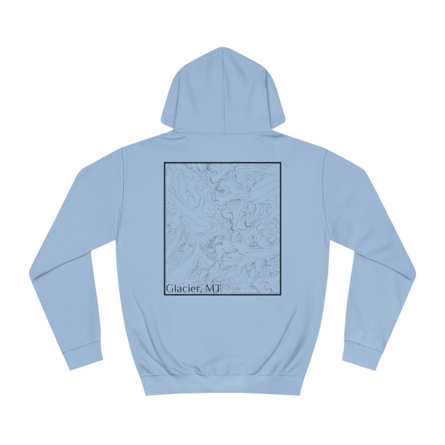 Glacier, MT Hooded Sweatshirt