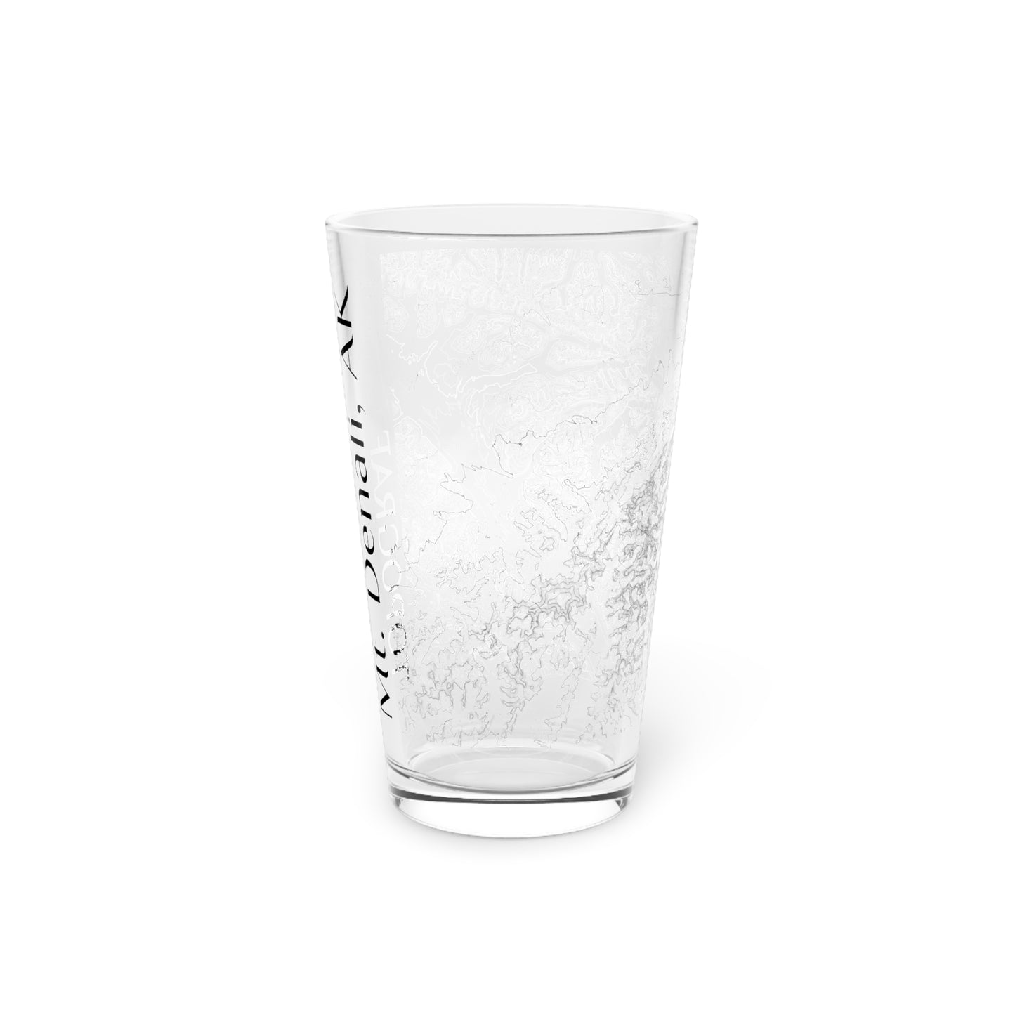 Mt. Denali, AK Pint Glass, 16oz