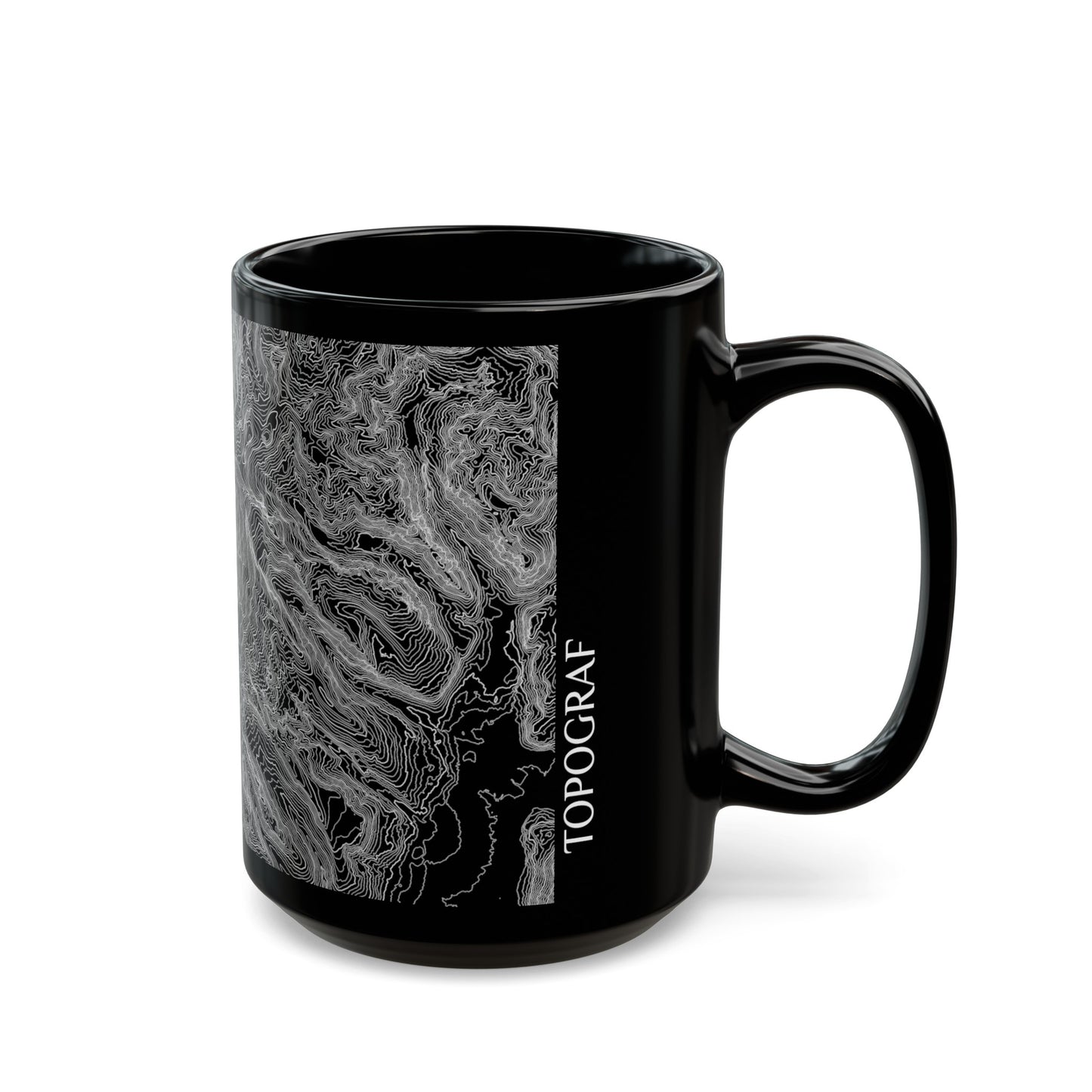 Mt. Baker, WA Black Mug 15 oz.