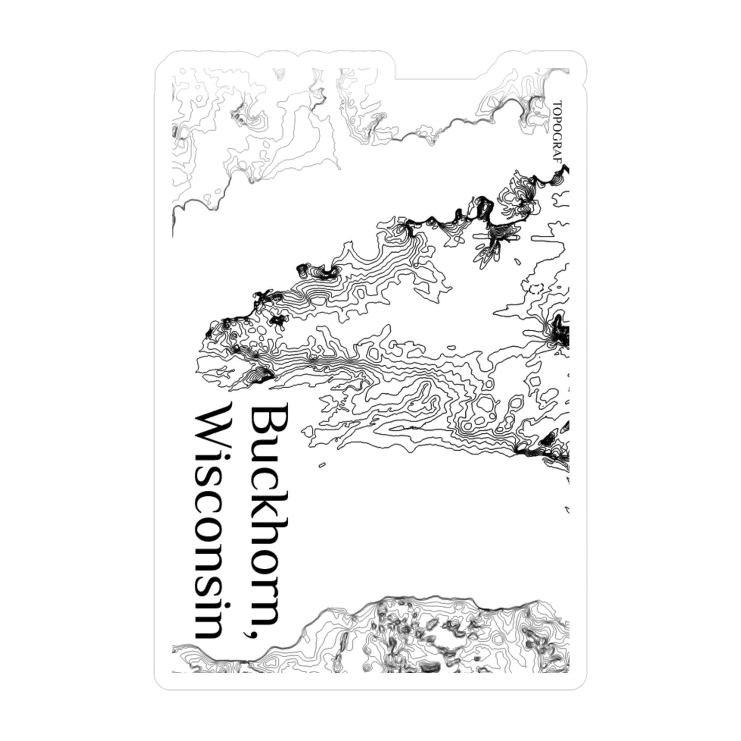 Buckhorn, WI Vinyl Decal