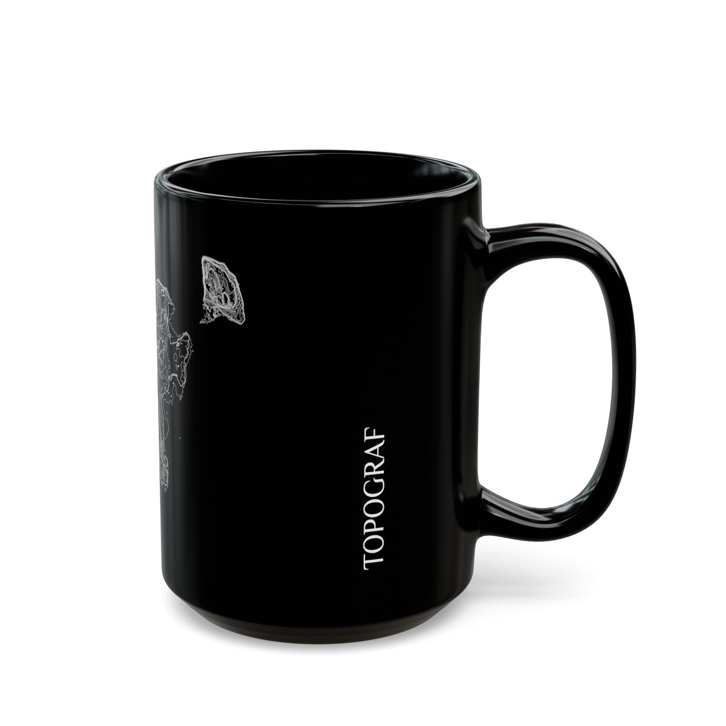 Washington Island, WI Black Mug 15 oz.