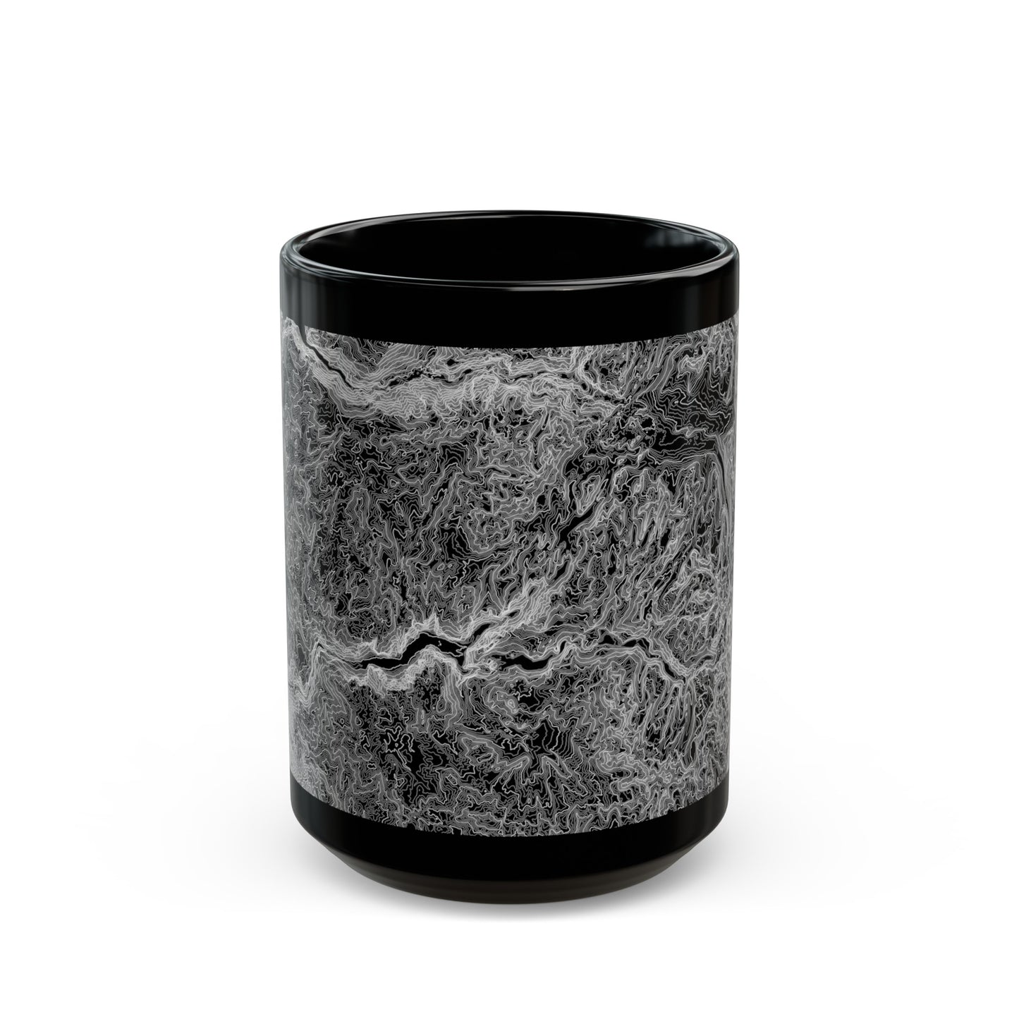 Yosemite Valley, CA Black Mug 15 oz.