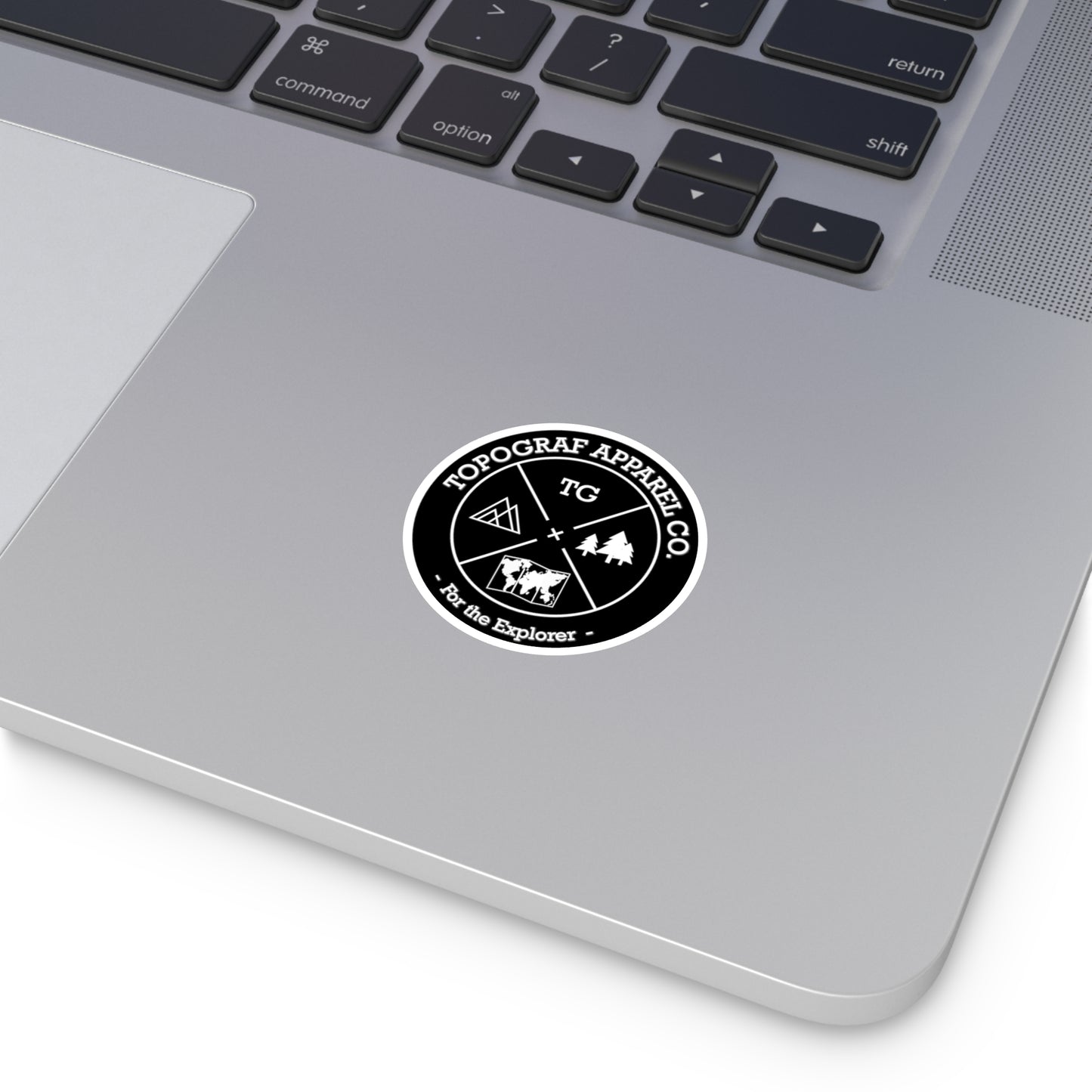 Topograf Logo Sticker - Round