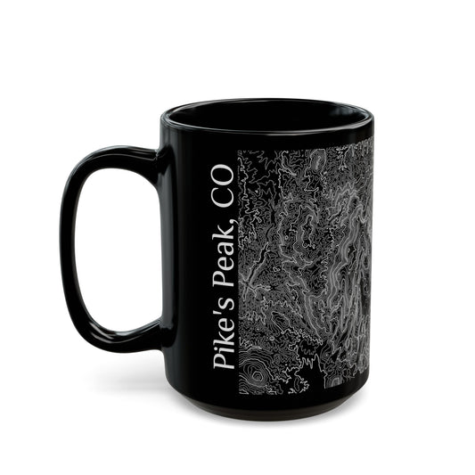 Pike's Peak, CO Black Mug 15 oz.