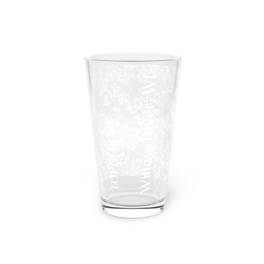 Willow River, WI Pint Glass, 16oz