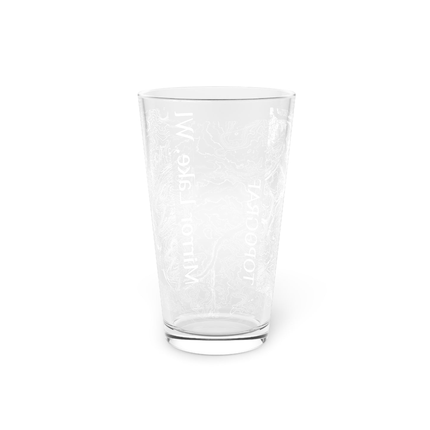 Mirror Lake, WI Pint Glass, 16oz