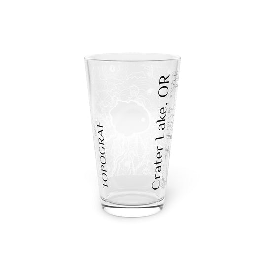 Crater Lake, OR Pint Glass, 16oz