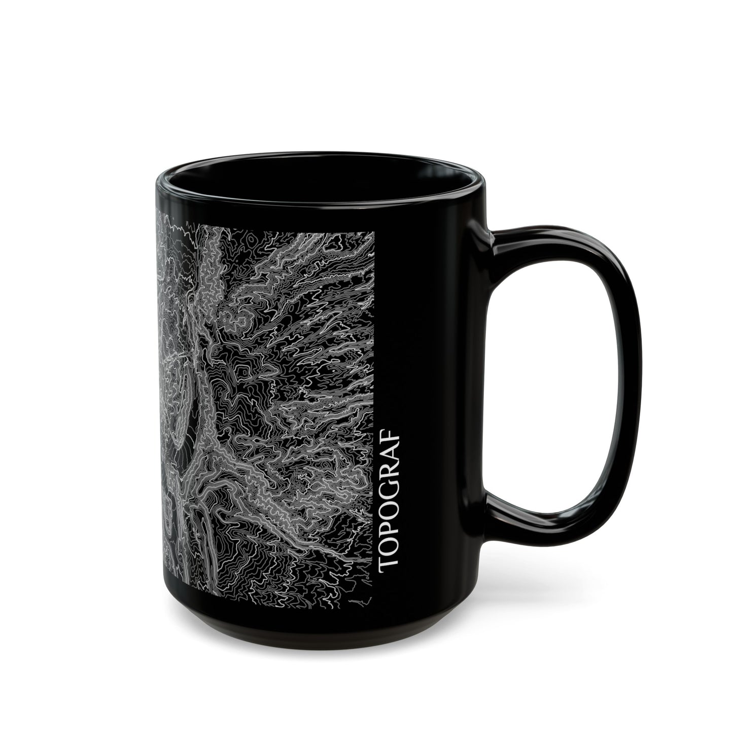 Mt. Hood, OR Black Mug 15 oz.