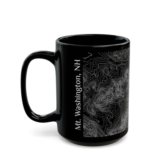 Mt. Washington, NH Black Mug 15 oz.