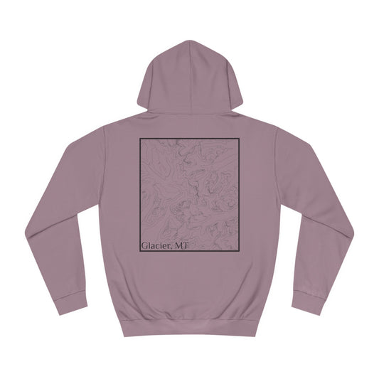 Glacier, MT Hooded Sweatshirt