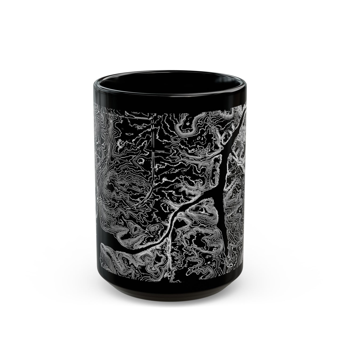 Mirror Lake, WI Black Mug 15 oz.