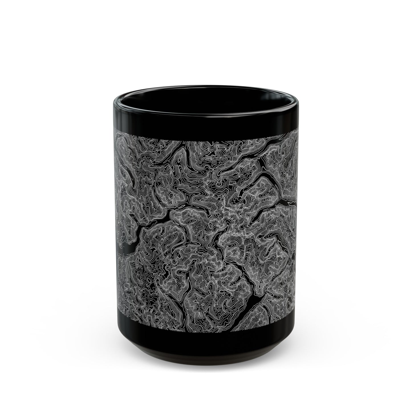 North Cascades, WA Black Mug 15 oz.