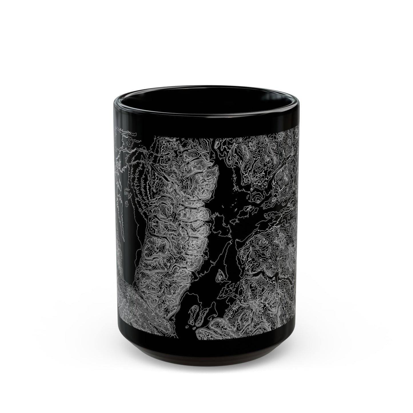 Grand Tetons, WY Black Mug 15 oz.