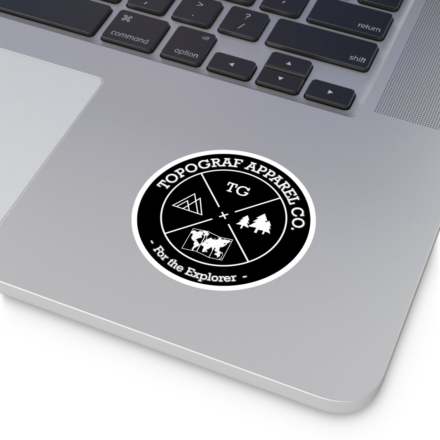 Topograf Logo Sticker - Round