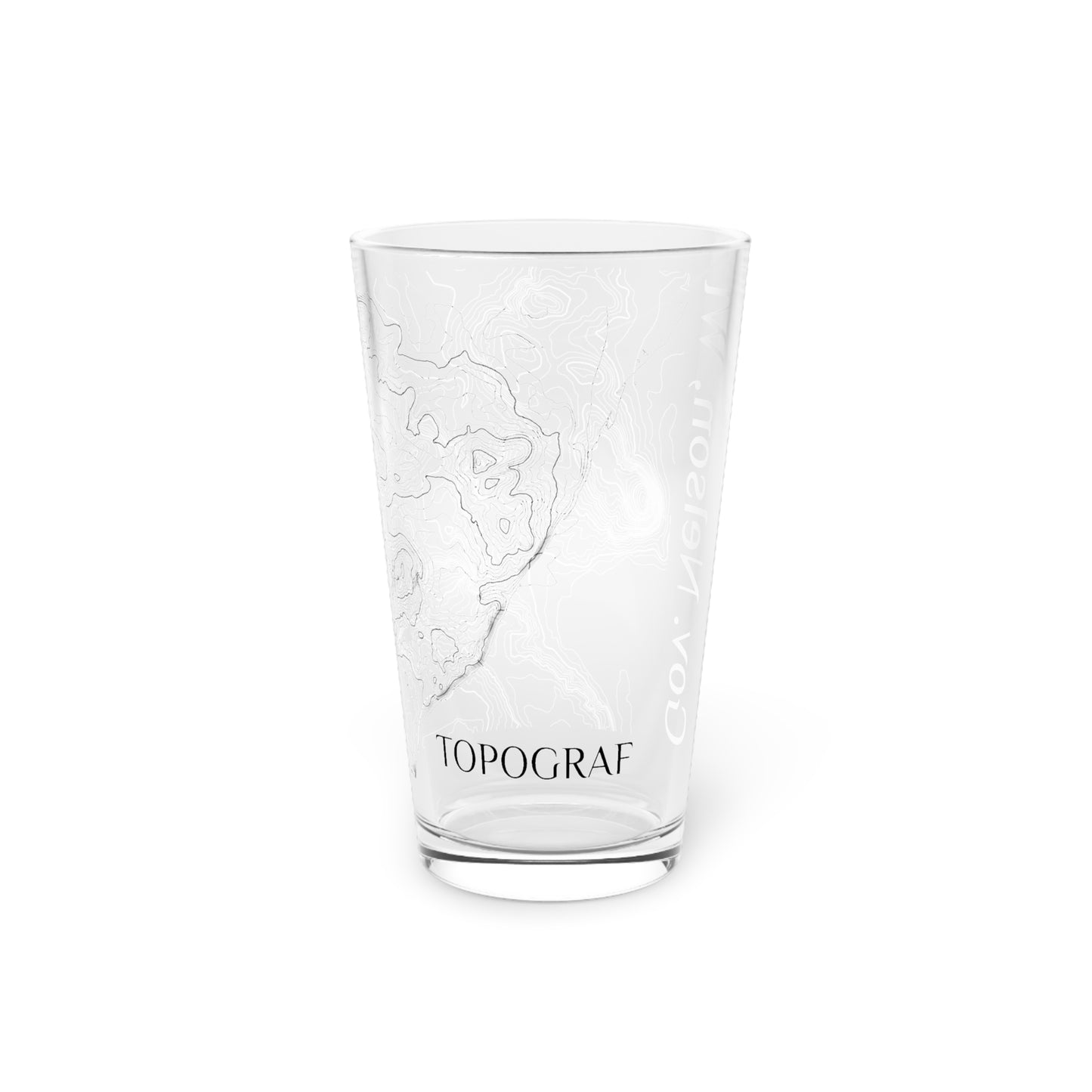 Gov. Nelson, WI Pint Glass, 16oz