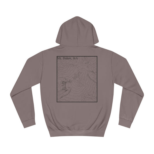 Mt. Baker, WA Hooded Sweatshirt