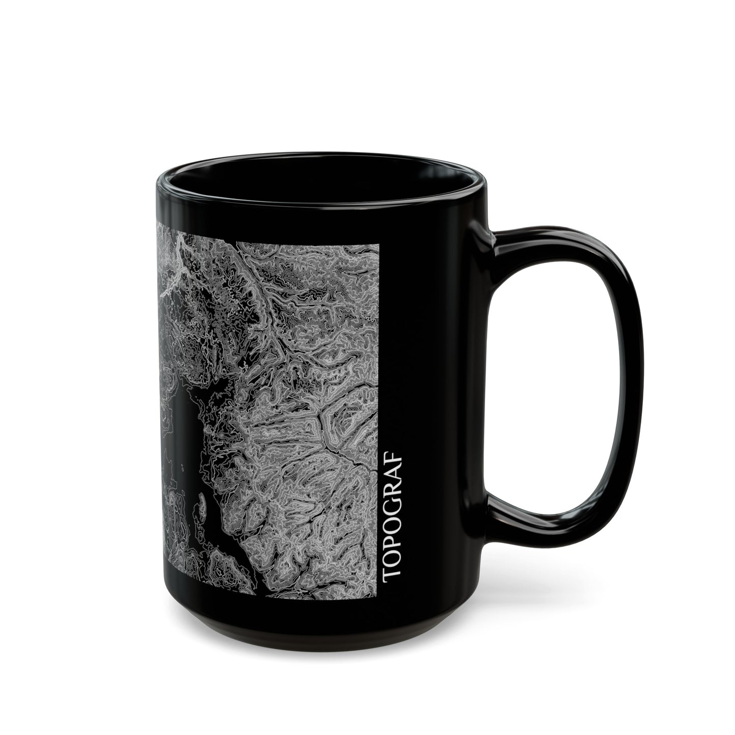 Yellowstone, WY Black Mug 15 oz.