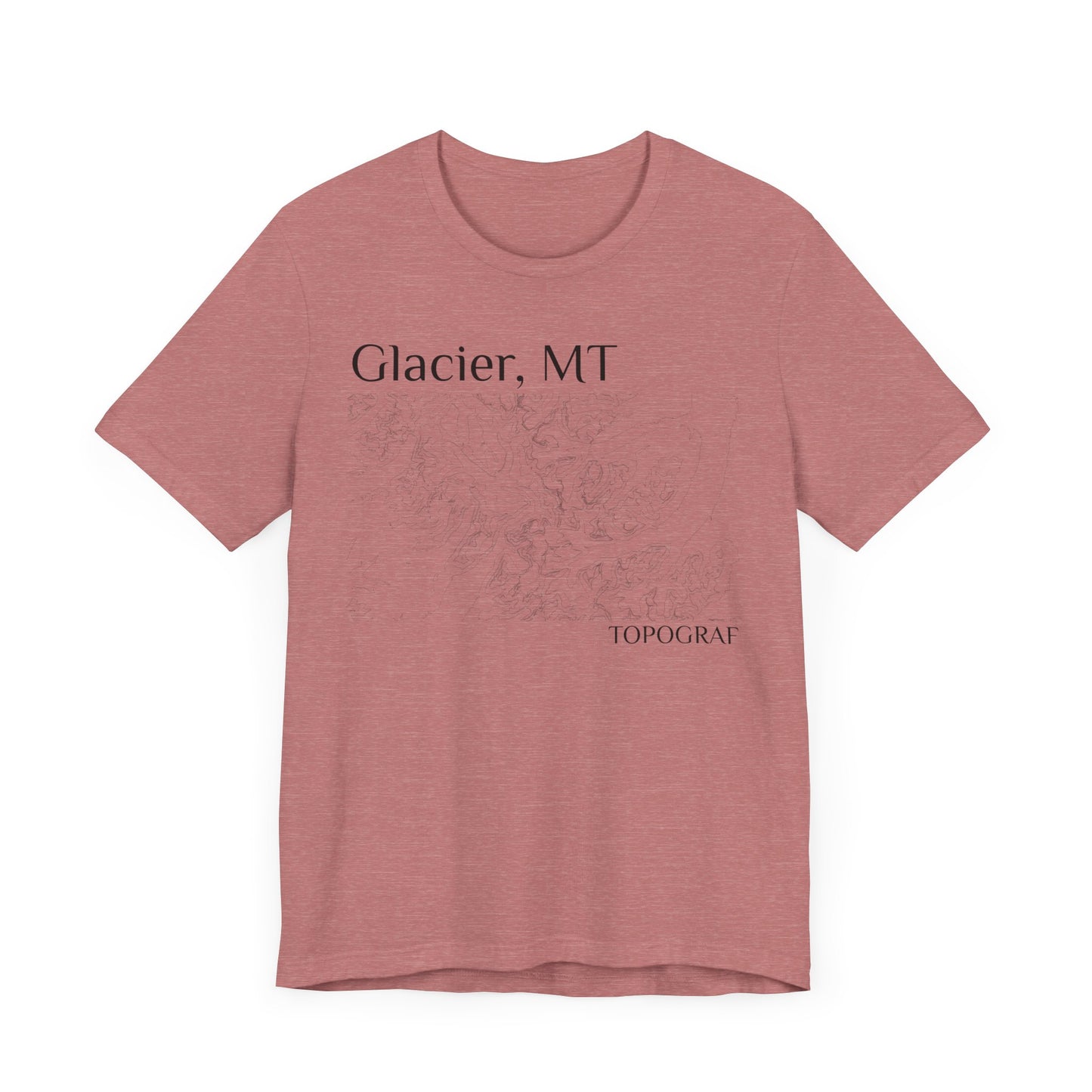 Glacier, MT Short Sleeve Tee