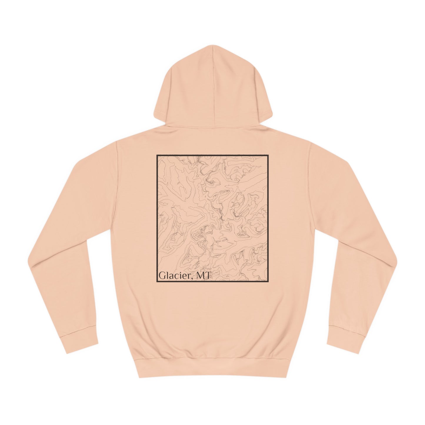 Glacier, MT Hooded Sweatshirt