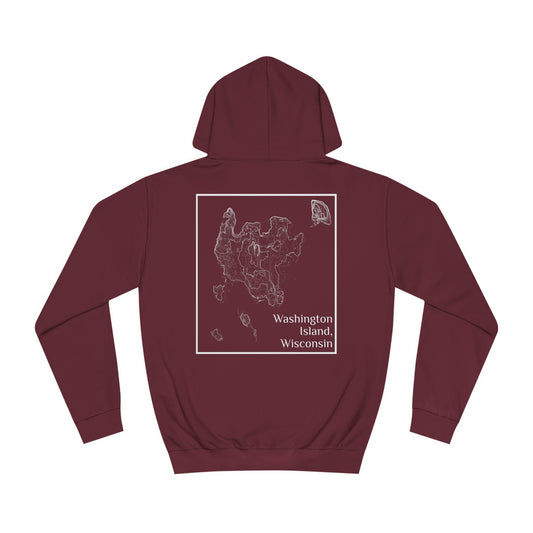 Washington Island, WI Hooded Sweatshirt