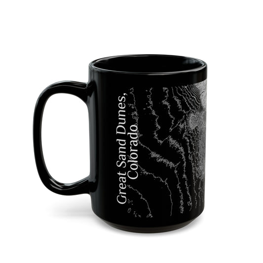 Great Sand Dunes, CO Black Mug 15 oz.