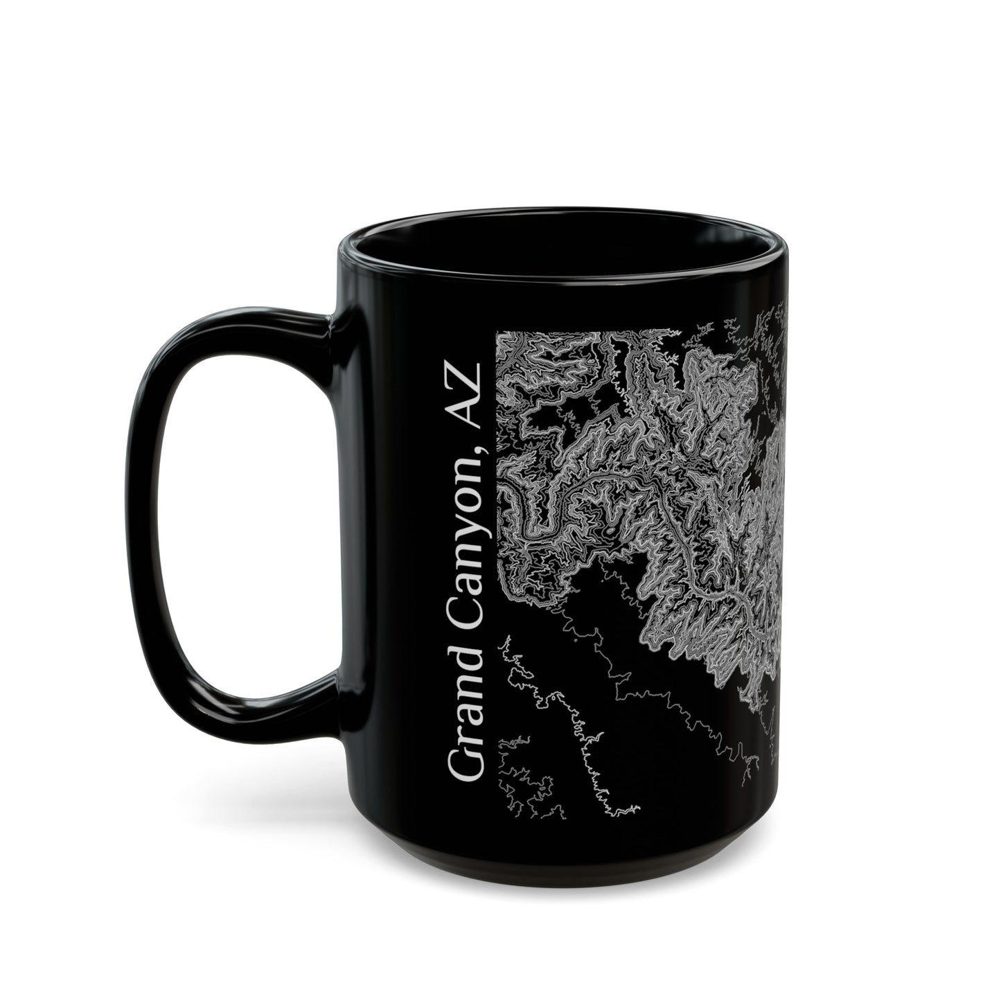 Grand Canyon, AZ Black Mug 15 oz.