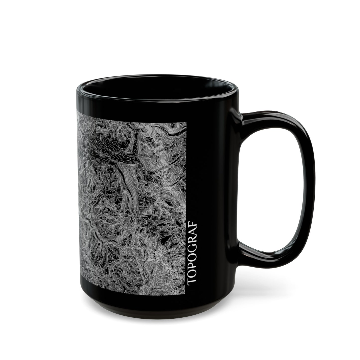 Yosemite Valley, CA Black Mug 15 oz.