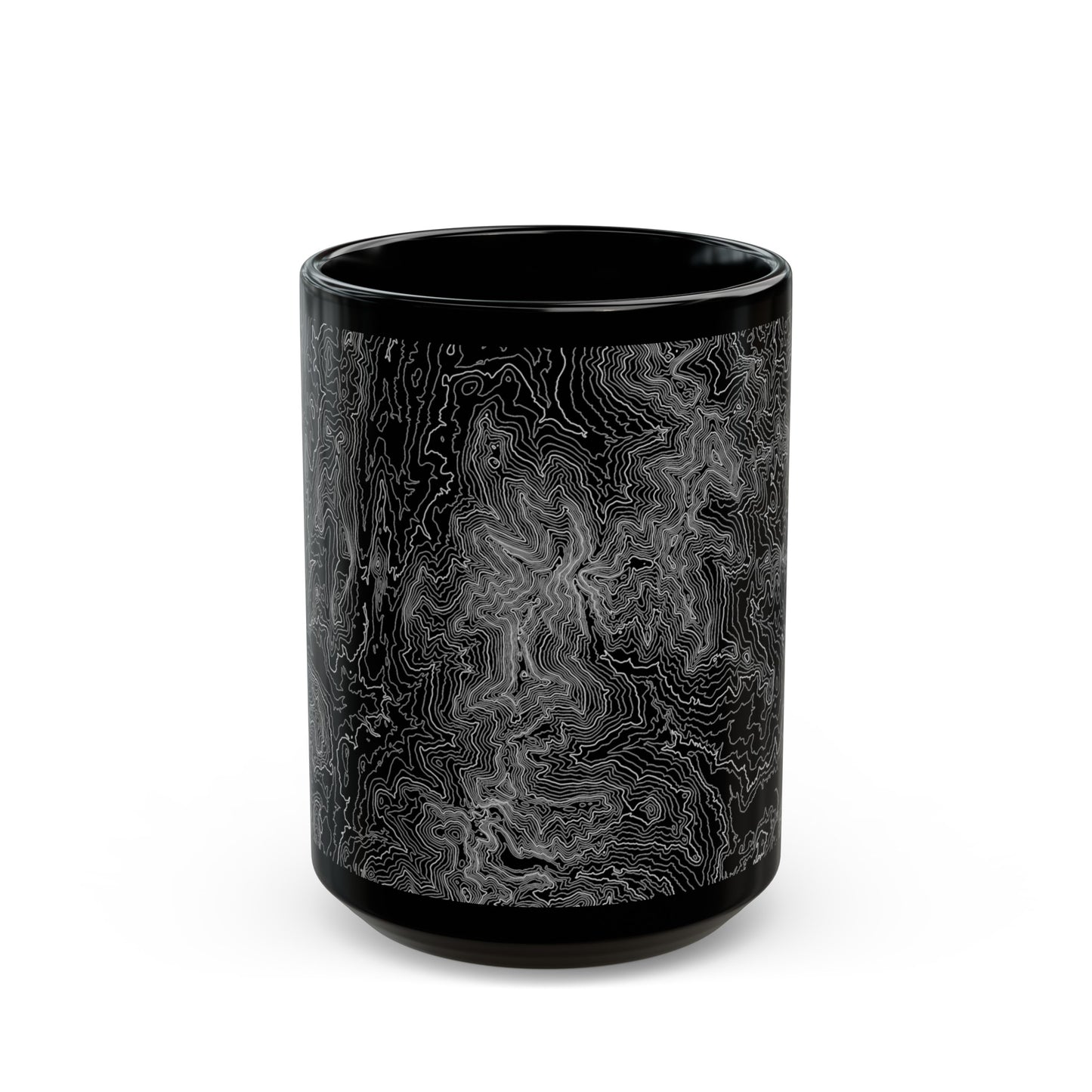 Mt. Mansfield, VT Black Mug 15 oz.