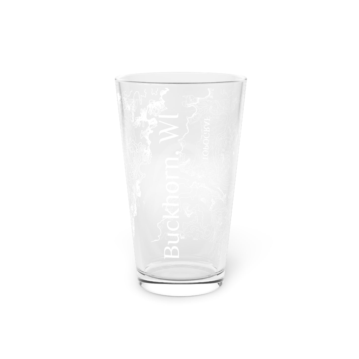 Buckhorn, WI Pint Glass, 16oz