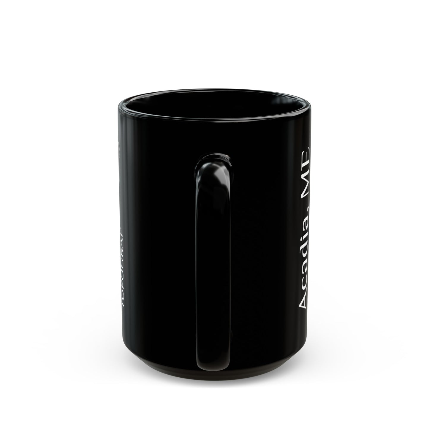 Acadia, ME Black Mug 15 oz.