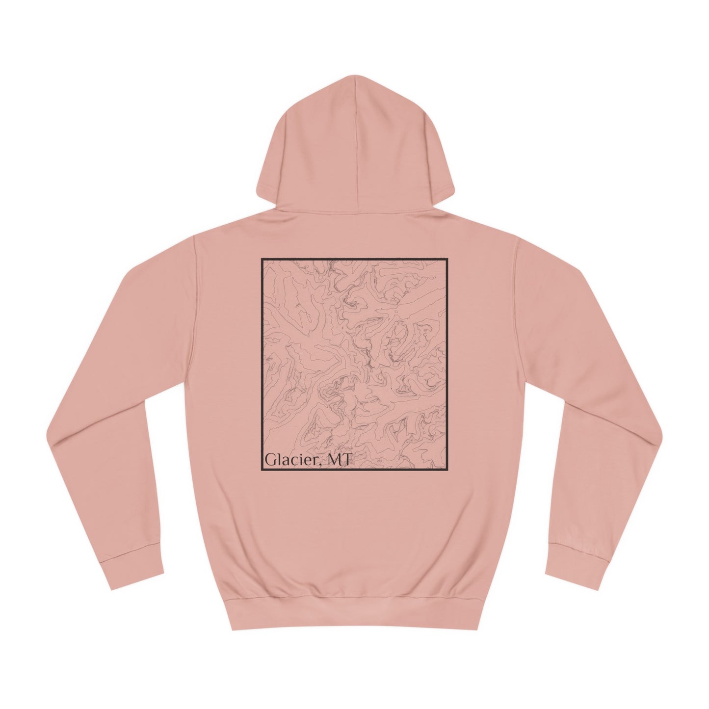 Glacier, MT Hooded Sweatshirt