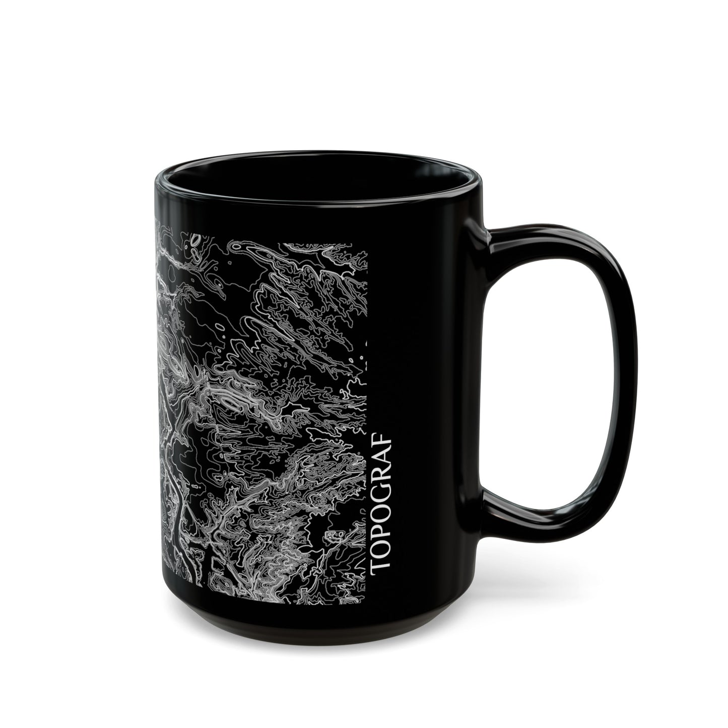 Wisconsin Dells Black Mug 15 oz.