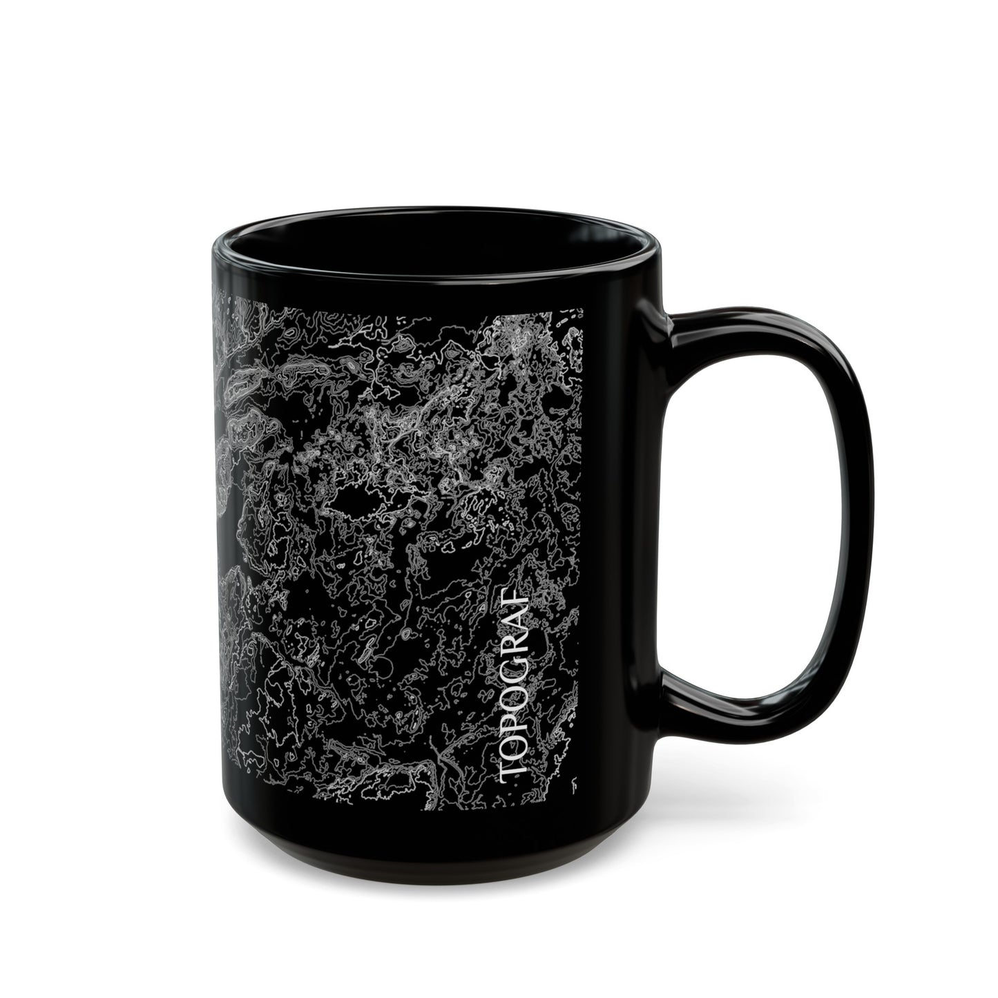 Lake Geneva, WI Black Mug 15 oz.