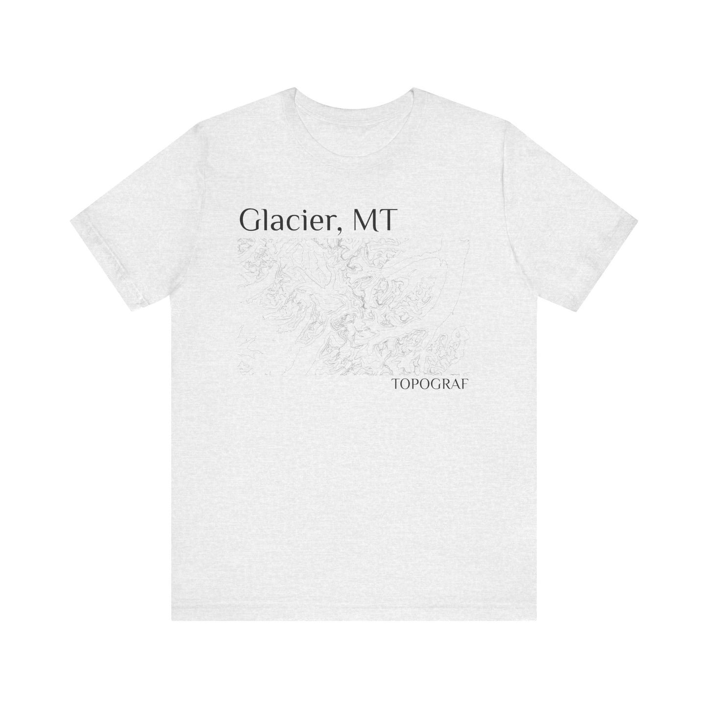 Glacier, MT Short Sleeve Tee