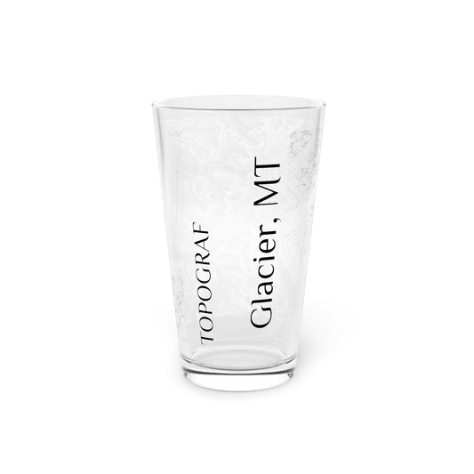 Glacier, MT Pint Glass, 16oz