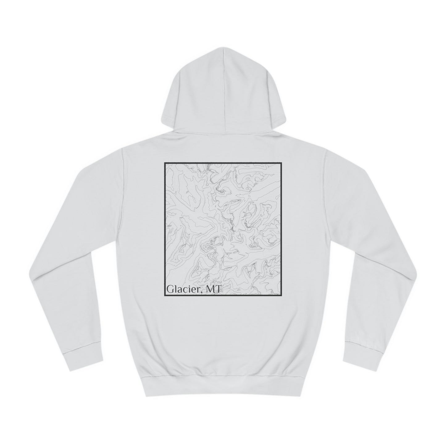 Glacier, MT Hooded Sweatshirt