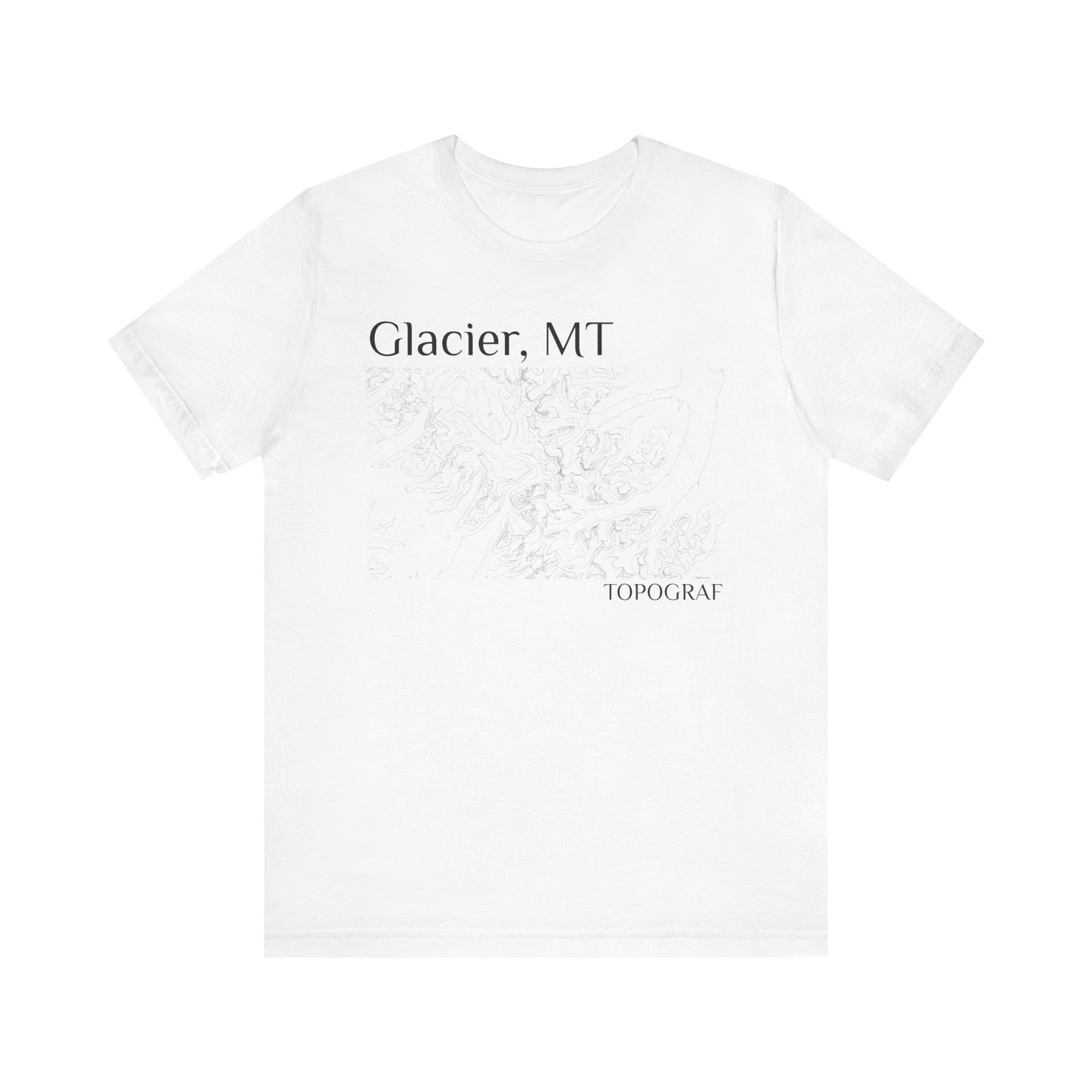 Glacier, MT Short Sleeve Tee