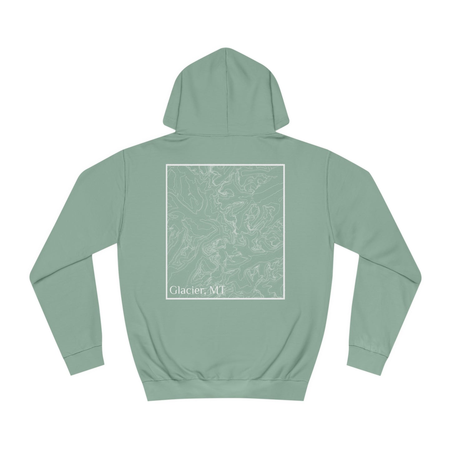 Glacier, MT Hooded Sweatshirt